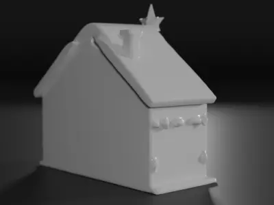 abstract nativity scene 2 3D model