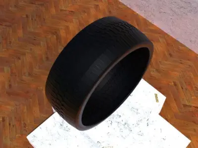 ORTAS TIRE NO 30 GAME READY Low-poly 3D model