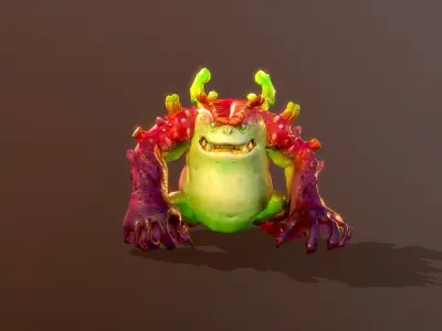 Gorgy 3D Animations Low-poly 3D model
