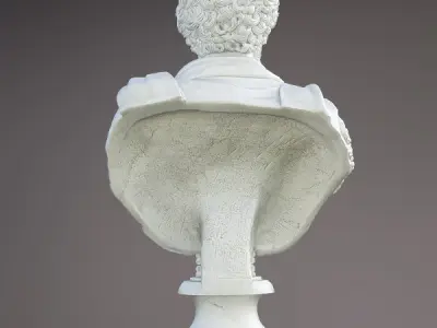 Bust of Septimius Severus Emperor 3D model