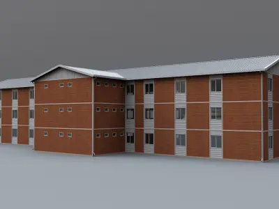 PREFABRICATED BUILDING 1 3D model