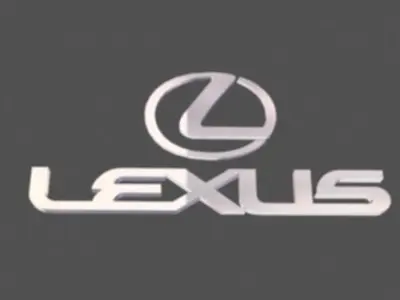 LEXUS 3D Logo 3D model