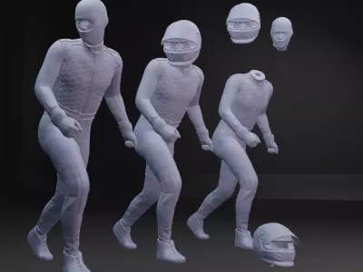 F1 DRIVERS - FORMULA ONE DRIVERS 3D print model