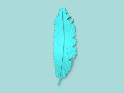 Tropical Leaf - Silicone Mold Maker - Template 3D print model