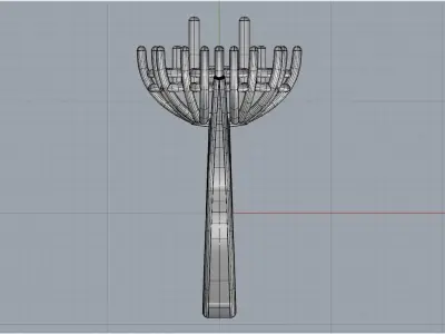 Diamonds ring 3d model 3D print model