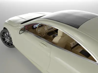 Mercedes-Benz S Class Coupe 3d car  3D model