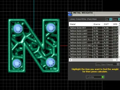 SIMPLE ALPHABET N PENDANT 3D PRINTABLE MODLE  3D print model