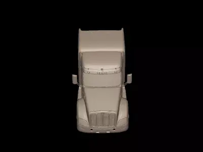 2014 Peterbilt 579 Sleeper TRUCK 3D PRINT MODEL 3D print model