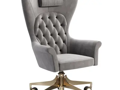YORK SWIVEL ARMCHAIR by Visionnaire 3D model