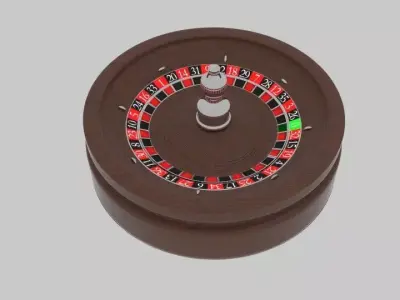 Roulette Spin Low-poly 3D model