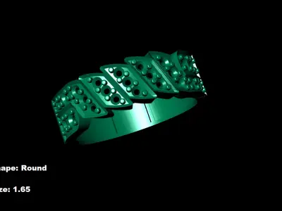 Jewelry Ring -WAX 3D print model