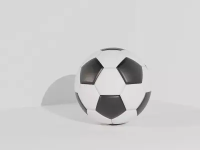 Soccer Ball 3D model 34