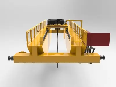 Overhead Crane 3D model