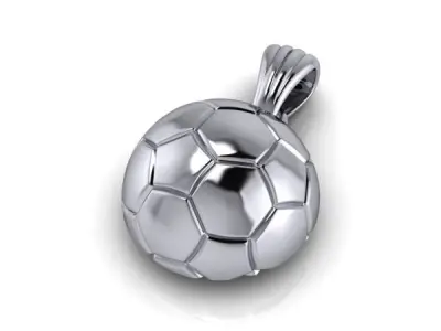 Soccer Ball Pendant 3D Model 3D print model