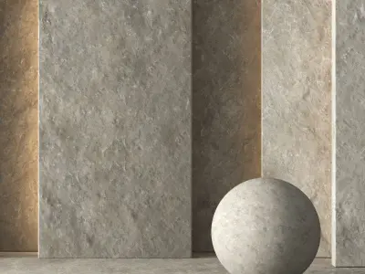 Sloppy Plaster Material 8K -Seamless-TileableDrCG No 95 3D model