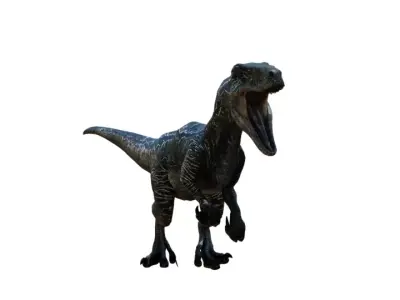 Blue 3d model  dinsaur rig for blender 3D model