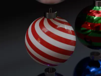 Christmas Ornament Set 3D model