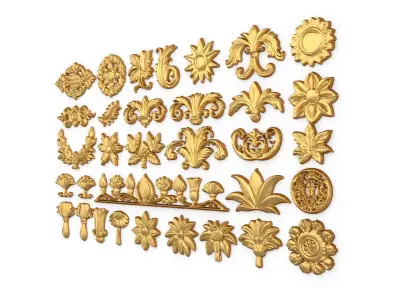 Acanthus Leaves Collection 20 3D print model