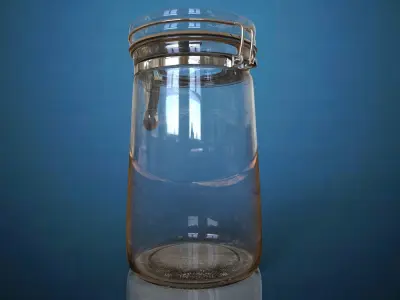 Glass Jar  3D model