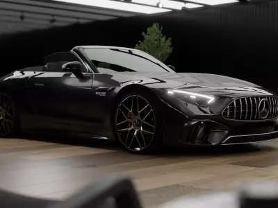 Mercedes SL63 AMG 3D model