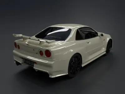 Nissan Skyline GT-R  R34 1999 3D model
