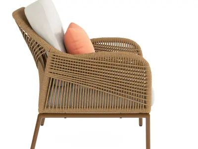 Terrell Patio Seating Set 3D model