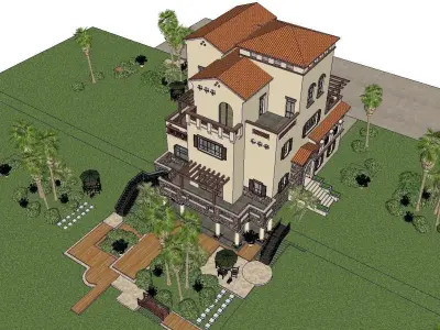 Regal-Luxury-Villa Area-07 3D model