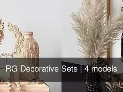 RG Decorative Sets 3D Model Collection