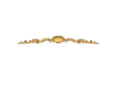 Classic carved decor ornament 388  3D model