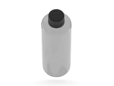 Bottle Cylinder Generic 4 oz 3D model