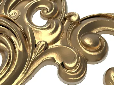  decorative pattern ready for 3D printing 3D model