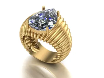 Drop Ring 3D print model purchase