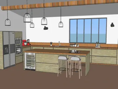 Cuisine Design- Kitchen Design 3D model