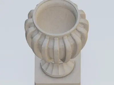 Garden urn planter33 3D model