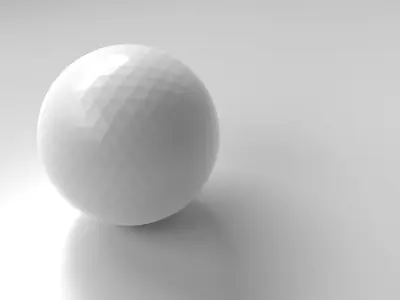 Golf Ball 3D model 17
