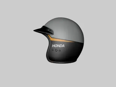 Bell Racing Helmet 3D model