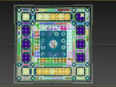 Islamic Ceiling Design 3D model