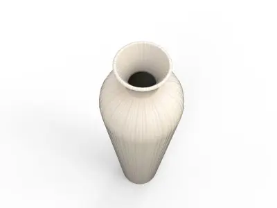 Kimia Tall Ceramic Vase 3D model