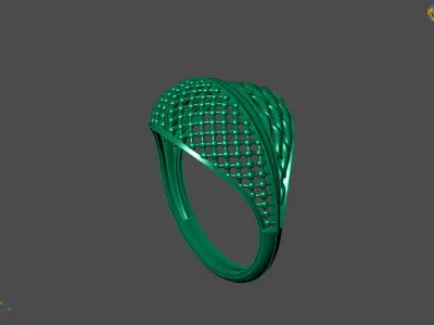 Plain Ring Women Ready STL 3DM Models Womens Rings 3D models 3D print model 23