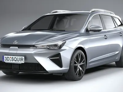 MG5 Electric 2022 3D model