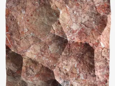 58-RockPanel rock texture 3D model