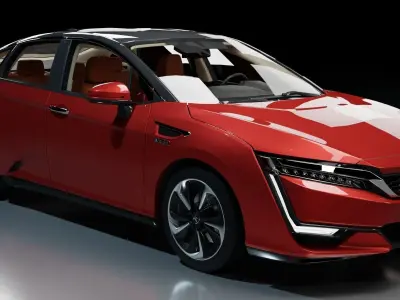 Honda Clarity  Low-poly 3D model