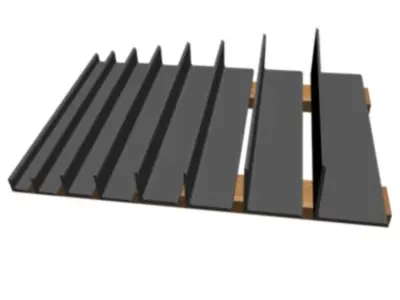 5 16in Thick Equal Angle 3D model