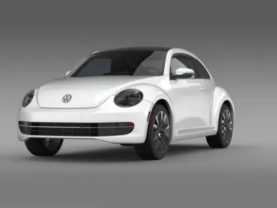 VW Beetle TDI 2013 3D model