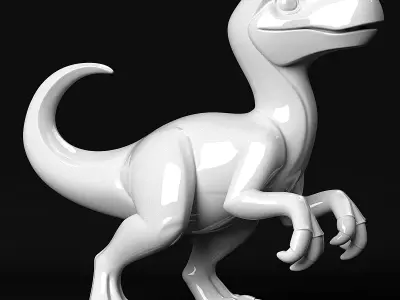 Velociraptor 3D print model
