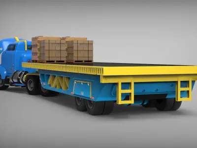 FALL OUT TRUCK 3D model