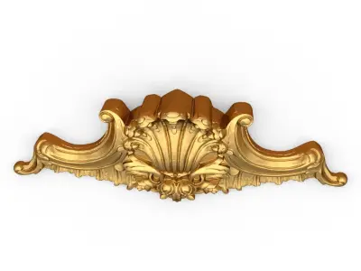 Classic carved decor ornament 510 3D print model