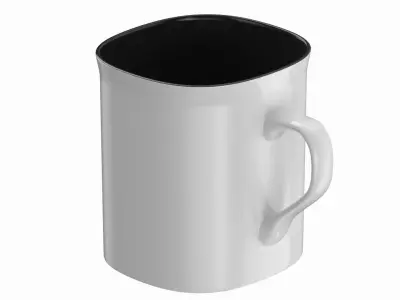 Coffee Mug White 3D model