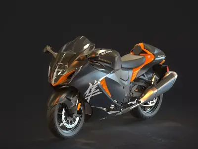 Base model  Suzuki Hayabusa 2022 3D model