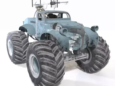 Bigfoot monster truck 3D model